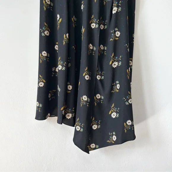 NEW Veronica Beard Wixson Silk Blend Floral Midi Dress Asymmetrical Hem - Picture 9 of 12